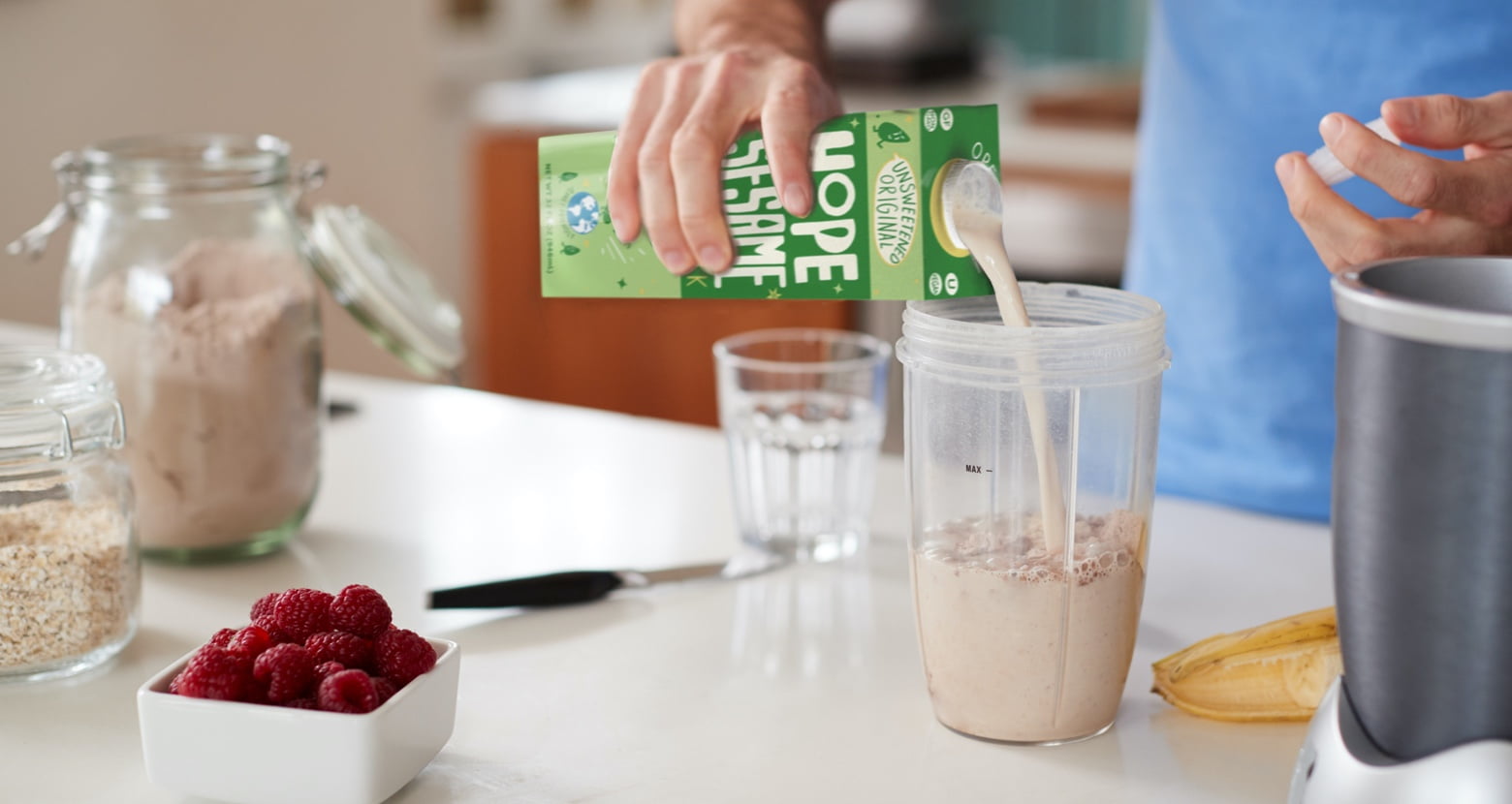 Hope and Sesame milk now an everyday household staple